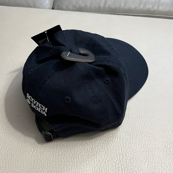 NWT - Scotch & Soda Adult Embroidered Logo Tuck Strap Baseball Cap - Picture 4 of 6